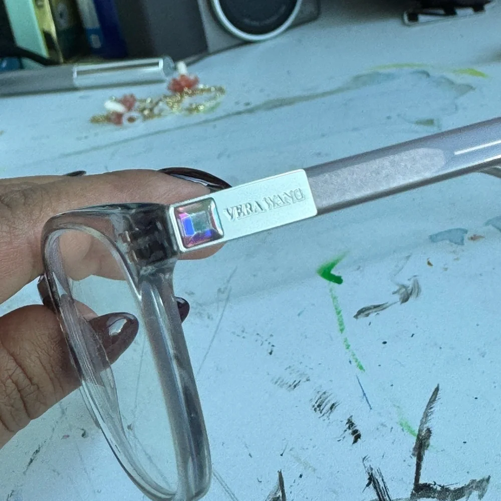 Clear lavender Vera wang Frame Glasses